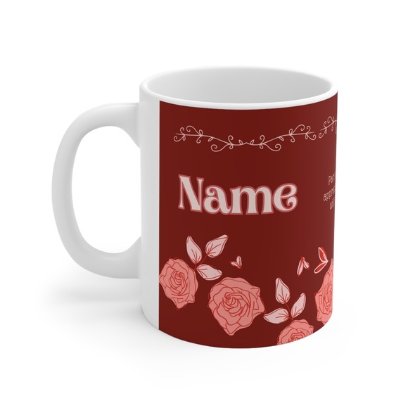 Red Custom Mugs - Picture 3 of 9